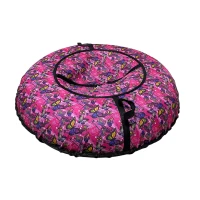 Тюбинг ПОКАТУШКИ D-1,1м розовые бабочки